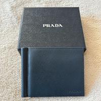 Prada, portafoglio in pelle saffiano - NUOVO -