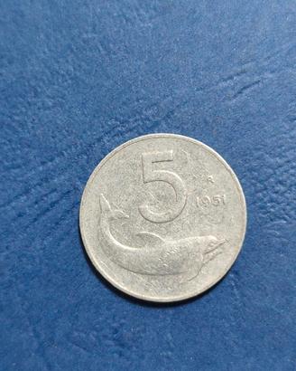 5 lire 1951