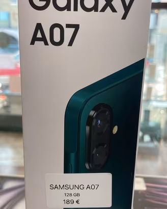 SAMSUNG GALAXY A07 128GB GREEN - NUOVO GARANTITO