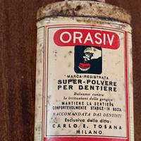 Contenitore in latta per medicina vintage