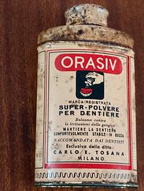 Contenitore in latta per medicina vintage