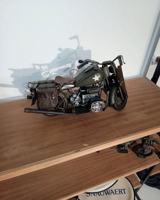 Motocicletta modellino Harley Davidson vintage