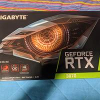 Scheda Video RTX 3070 Gigabyte e hardware vario