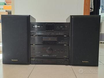 Impianto hifi Technics anni '80