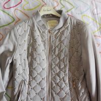 Giacca eco pelle imbottito