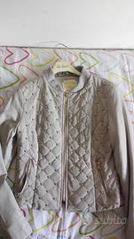 Giacca eco pelle imbottito