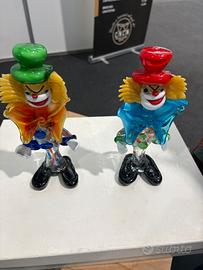 Stutue in vetro di murano