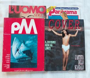 3 Riviste Anni 80 COVER, PANORAMA, PM + 1 Gratis 