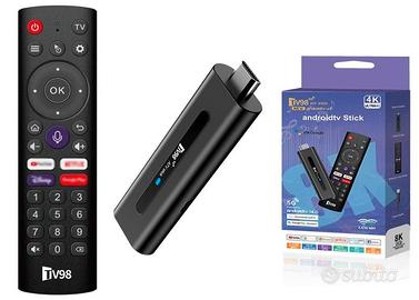 Android TV Stick 4K 2G+16GB H313 Quad-Core 64bi