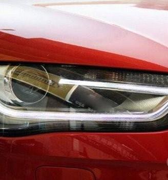 Fari DRL a LED Audi A4 B8.5 Facelift 12-15 Nero