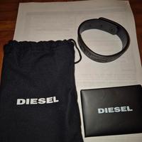 bracciale pelle diesel 