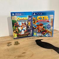 lotto 2 giochi Crash Bandicoot PS4 