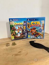 lotto 2 giochi Crash Bandicoot PS4 