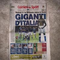 Corriere dello Sport Gol Balotelli Italia Germania