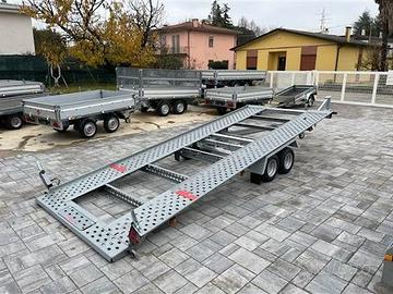 rimorchio ribassato trasporto auto rally drifting