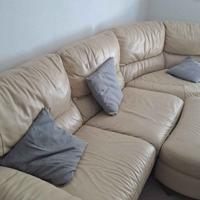 divano pelle Natuzzi angolare