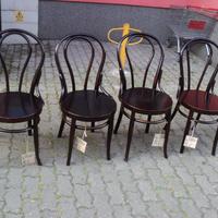 Set di 4 sedie thonet resturate