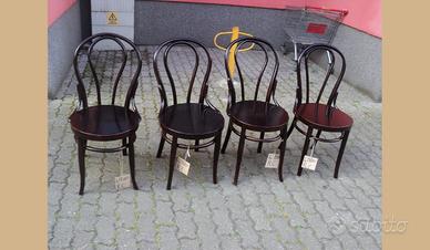 Set di 4 sedie thonet resturate