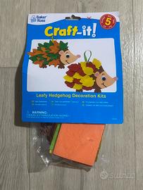 Kit Creativo Riccio con Foglie - Baker Ross