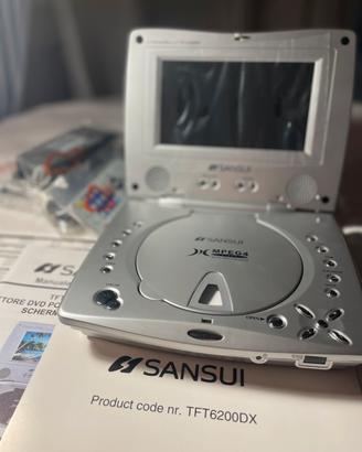 Sansui Portable MPEG-4 / DVD Player 6.2” TFT