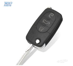 ALLOGGIAMENTO CHIAVE AUDI QUADRATA 3 PULSANTI CON 