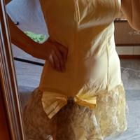 Tessile Vestito cerimonia ricorrenze don elegante 