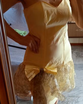 Tessile Vestito cerimonia ricorrenze don elegante 