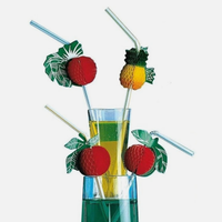 Cannucce 100 pezzi Frutta colorate