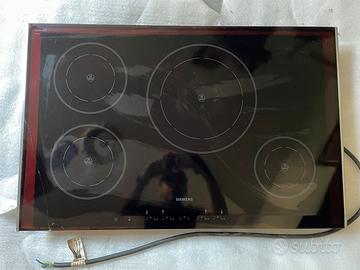 Piano cottura a induzione SIEMENS crepato