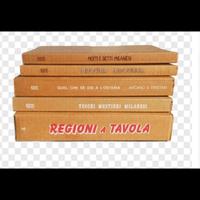 Libri carta paglia Regioni a tavola