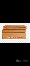 Libri carta paglia Regioni a tavola