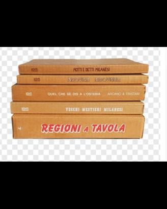 Libri carta paglia Regioni a tavola