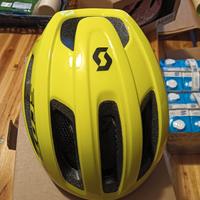 Caschetto bici giallo