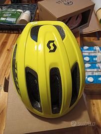 Caschetto bici giallo