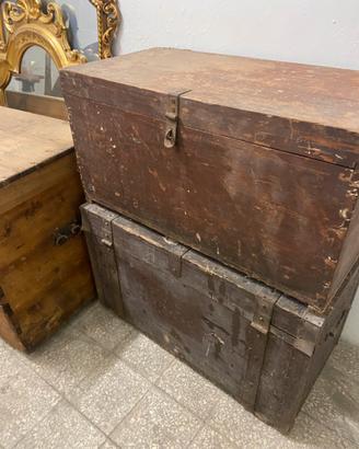 Splendidi Bauli vintage in legno