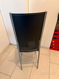 2 sedie Cattelan  Italia in cuoio linea Alessia