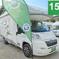 CAMPER GIOTTILINE CITROEN MANSARDATO 6 POSTI SEMID