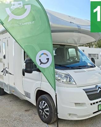 CAMPER GIOTTILINE CITROEN MANSARDATO 6 POSTI SEMID