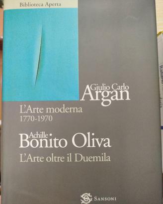 Libro di Arte moderna università. Carlo Argan