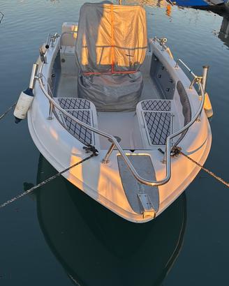 Open Akos 505 40cv 4 tempi no patente pesca fish