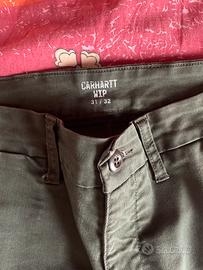Pantaloni verdi Carhartt uomo PREZZO TRATTABILE