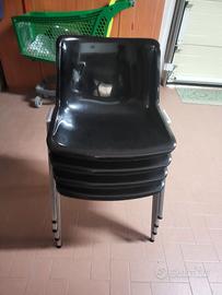 Lotto 4 sedie ufficio