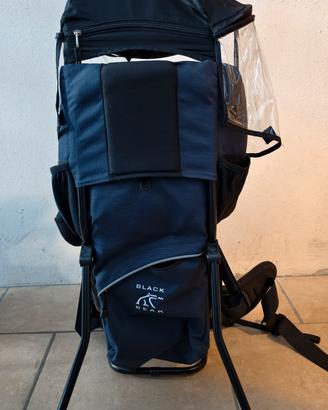 Zaino porta bimbo Black Bear con parasole
