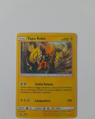 Carta pokémon Tapu koko