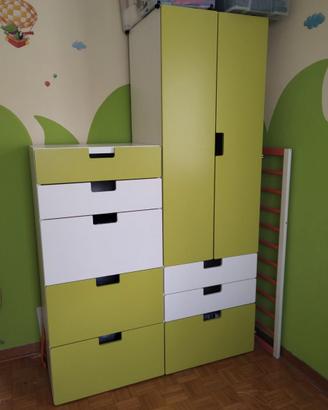 Armadio e cassettiera Ikea Stuva