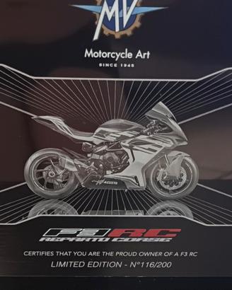 Mv Agusta F3. 800 RC