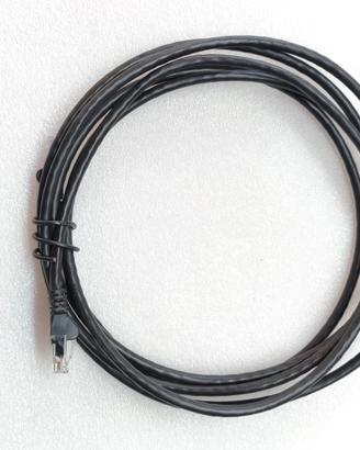 Cavo Ethernet CAT 6 U/UTP - 3 Metri - Nero 