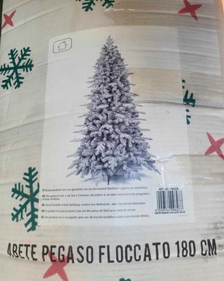 abete natalizio innevato  180 cm