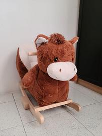 Cavallino a Dondolo Peluche - Condizioni Top!