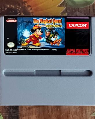 Magical Quest Mickey Mouse Gioco Snes NTSC